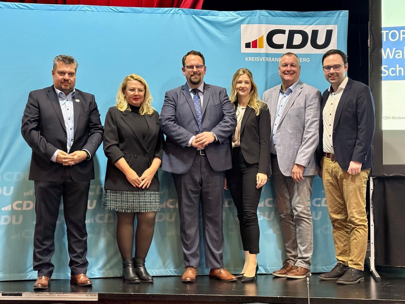 CDU Oberberg wählt neuen Kreisparteivorstand